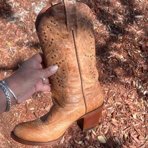Dan Post WESTERN Leather Melba Cowboy/Cowgirl Boots #DP3515 Size 6.5 Wom…